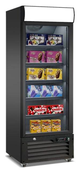 RBD-600H- Single glass door freezer